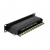 DeLOCK 10 inch Patch Panel 8 port Cat.6A 1U black