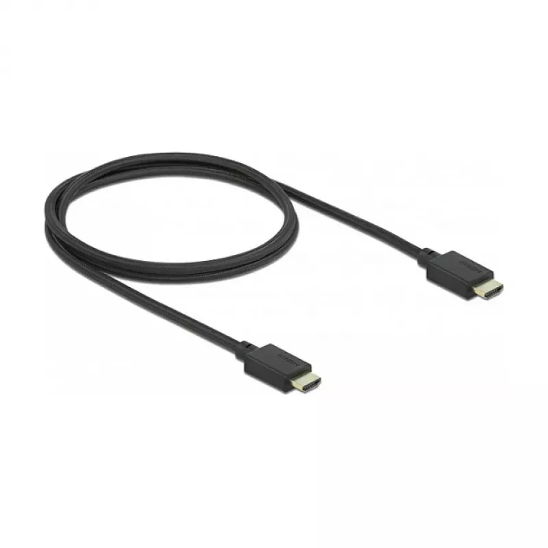 DELOCK High Speed HDMI Cable 48 Gbps 8K 60 Hz 1m