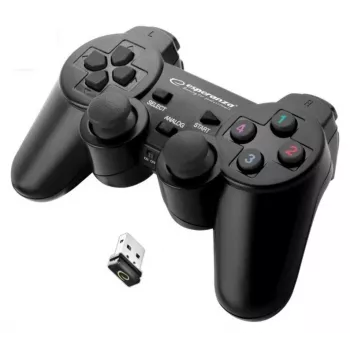Esperanza EGG108K Gaming Controller Black USB 2.0 Gamepad Analogue / Digital PC, Playstation 3