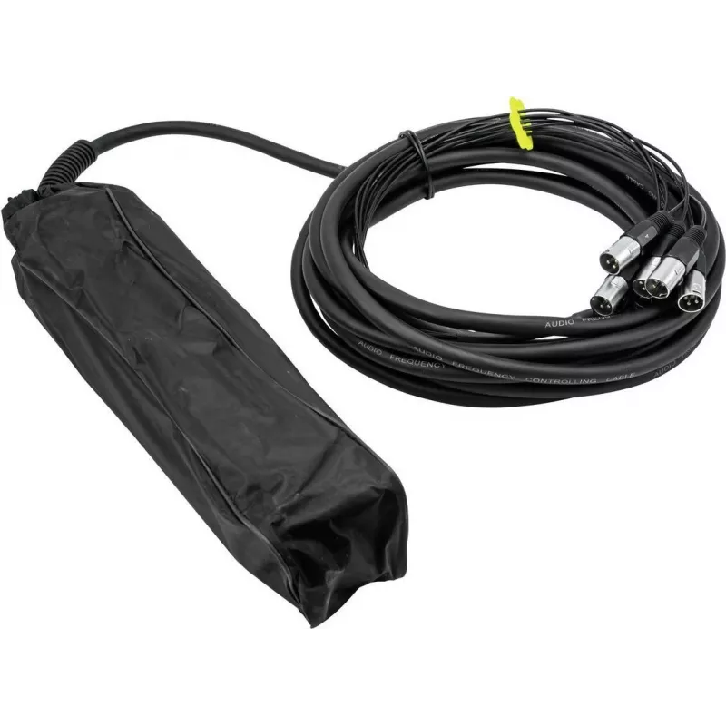 Stagebox Omnitronic MUS-610 audio snake 10 m length with 6-inch connectors
