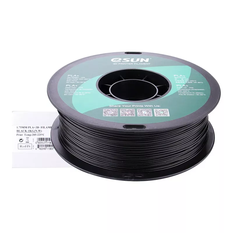 PLA+ 1,75mm BLACK 1kg