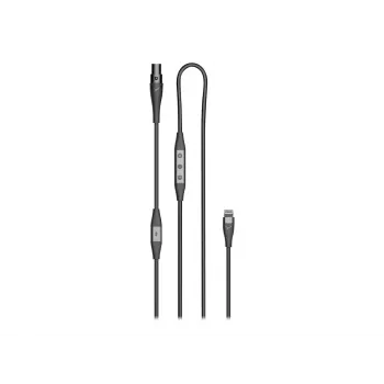 Connection Cable Beyerdynamic Pro X Lightning — Apple Lightning to 3.5 mm digital audio cable, black