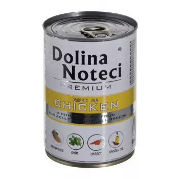 Wet Dog Food Dolina Noteci Premium Adult Beef Chicken Pork 400 g, gluten-free, preservative-free