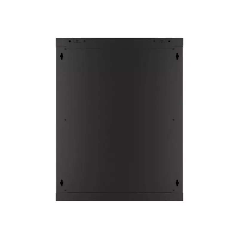 Lanberg WF01-6415-10B Wall-Mounted Rack Cabinet 19 inch 15U 600x450mm Black with Glass Door