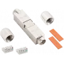 LogiLink cable connector Cat. 6A Shielded screw strain relief (MP0073)