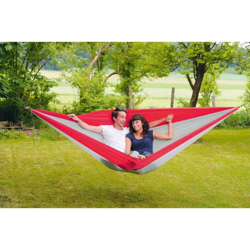Amazonas Silk Traveller XXL AZ-1030190 camping hammock, grey/red