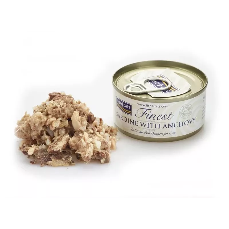 FISH4CATS Sardine with anchovy - wet cat food - 70g