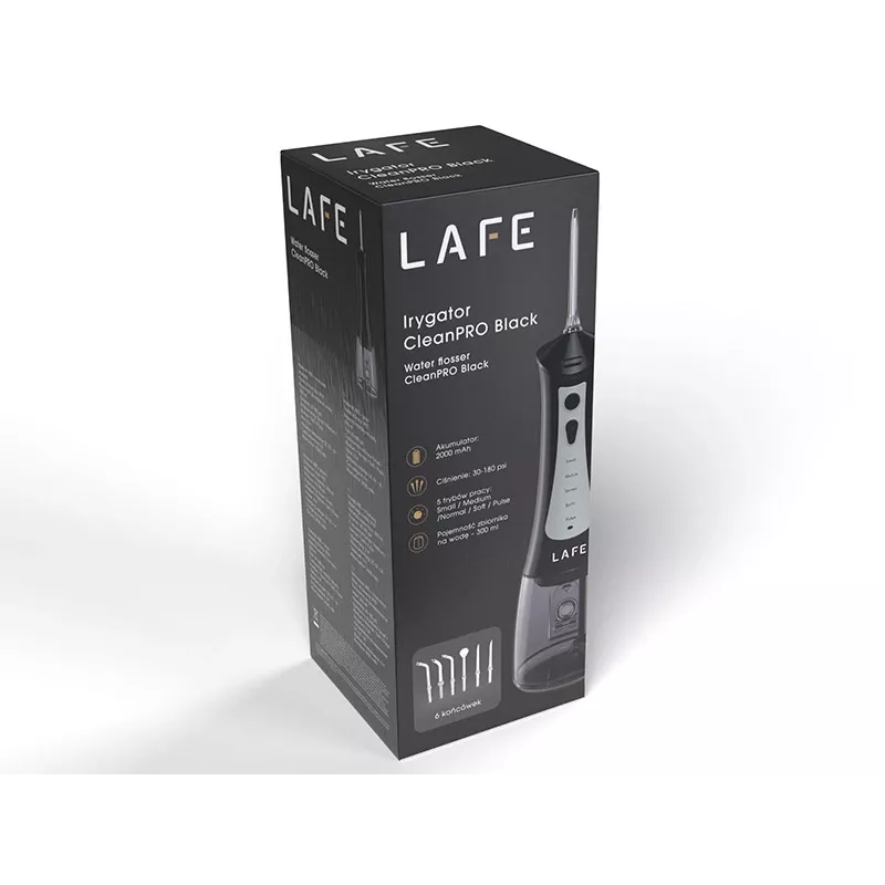 Air purifier LAFE LAFFLO47480 with HEPA filter, black, quiet operation
