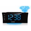 Blaupunkt CRP81USB Clock Radio with Projection and USB Charging, Black
