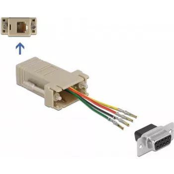 Assembly Kit D-Sub 9 pin female to RJ11/RJ14 DeLOCK 66770