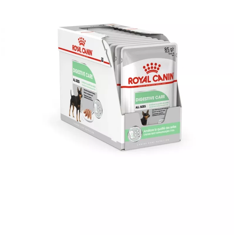 Wet dog food Royal Canin Digestive Care Meat & Vegetable sachets 12 x 85 g — adult dogs, digestive support