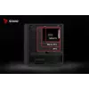 PC Cube Case SAVIO Noctis Glass RGB — Black, ATX/Micro-ATX, 210×410×450 mm, 3×120 mm front fans