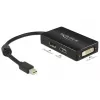 Cable DeLOCK 0.16m DisplayPort HDMI DVI Mini DisplayPort