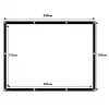 Projection screen MACLEAN MC-169 — freestanding/hanging polyester, 240×180 cm (4:3), 120 inch diagonal