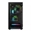 Computer Case Logic Concept Portos Mini ARGB Micro ATX Black