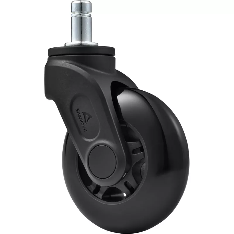 Castor wheels Sharkoon SW10 Black PU plastic