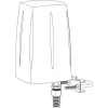 Omni-directional antenna Teltonika PR1IC970 0.617-4.3 GHz Wi-Fi