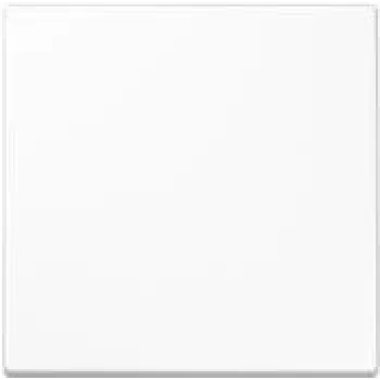 Wall plate / switch cover JUNG LS101WW, screwless plastic, 1-piece