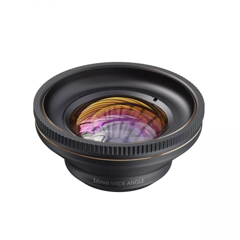 Photo lens ShiftCam LU-WD-016-23-EF Wide lens 16mm Black Gold