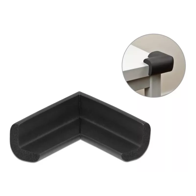 Foam Edge Protection DeLOCK 18397 56 x 56 x 22 mm black