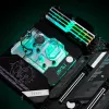 Water block EK Water Blocks Acrylic Brass Black Silver