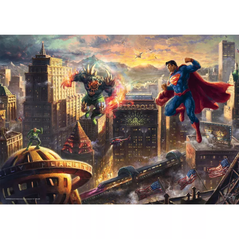 Thomas Kinkade Studios: DC Superman - Man of Steel, Puzzle 1000 Pieces