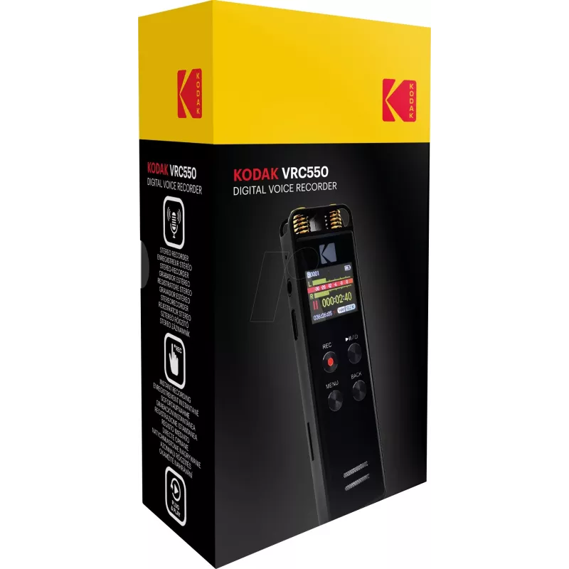 Kodak VRC550 voice recorder Black