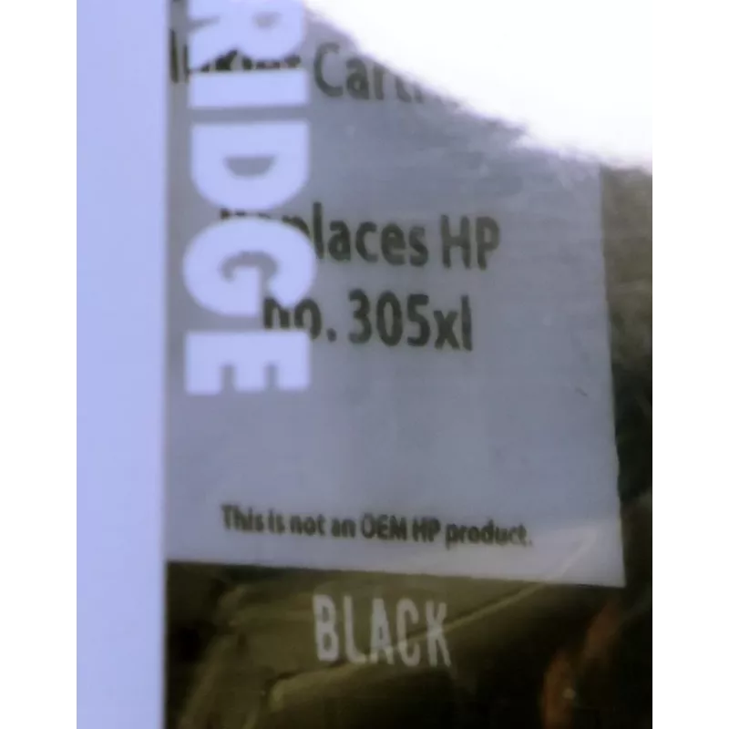 Ink cartridge Superbulk for HP 305XL (3YM62AE) — black, 18 ml, compatible with HP DeskJet 2820e