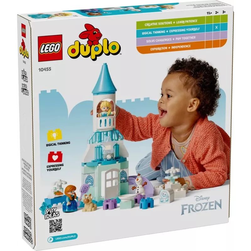 Construction toy LEGO DUPLO 10455 Disney Anna and Elsa's Ice Palace Party — DUPLO set, 54 pieces, 4 minifigures, age 2+