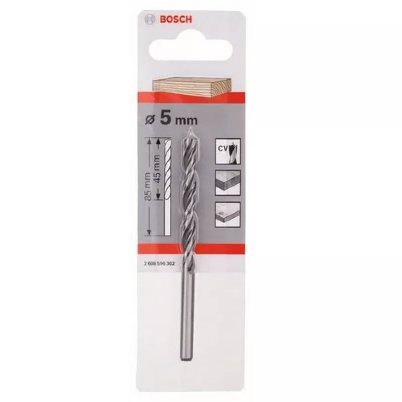 Brad Point Drill Bit Bosch 5mm 1pc 2608596302