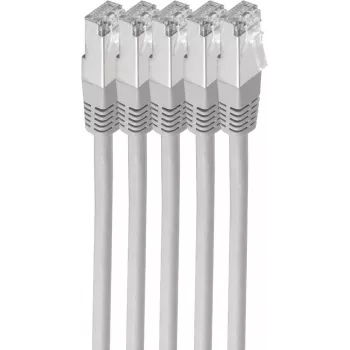 Networking Cable ShiverPeaks BS75711-H-SET5 1m Cat6 S/FTP Grey
