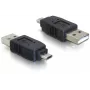Adapter USB micro-B male to USB 2.0 A-male DeLOCK 65036 Black