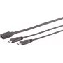USB cable S/CONN 13-20020 USB 2.0 0.3 m USB C 2 x USB C Black