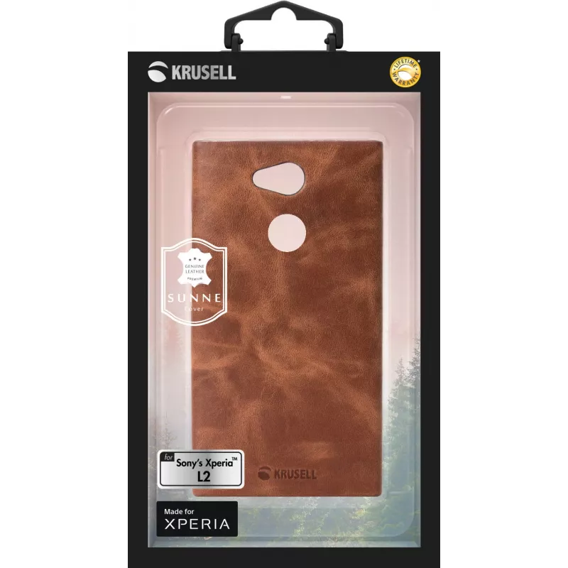Cover Krusell Sunne for Sony XPERIA L2 14 cm (5.5 inch) Brown