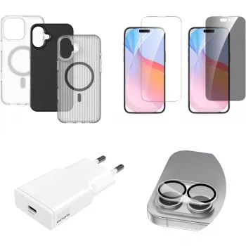 4smarts 7in1 Value Set for Apple iPhone 16 MagSafe-compatible