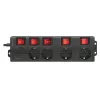 Power Extension LogiLink LPS251 1.5m 4 AC Outlets Indoor Black