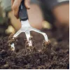 Fiskars Xact Black, Stainless steel Hand cultivator