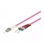 Patch Cable LWL Duplex OM4 (Multimode, 50/125) LC/ST, LSZH, reversible polarity, 0,5m, Good Connections®