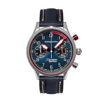 Wristwatch Bauhaus Aviation Eurofighter 25763 41mm stainless case quartz movement