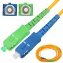 Extralink SC/UPC-SC/APC Patch Cord, Single Mode, Simplex, G.657A1, 3mm, 1m