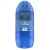 Card reader Titanum TA101B USB 2.0, blue — supports MicroSD, SD/SDHC, MMC, MS formats, 480 Mbit/s