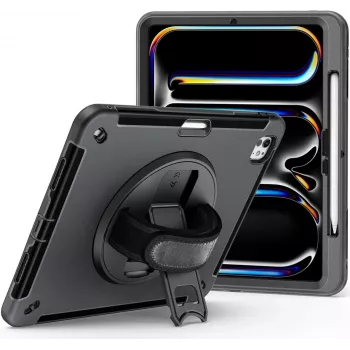 Kickstand Case jt berlin for Apple iPad Pro 13 2024 — Rugged Black