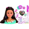 KLEIN Styling Head Klein Mia 5201 with realistic hair and accessories for hairstyling practice
