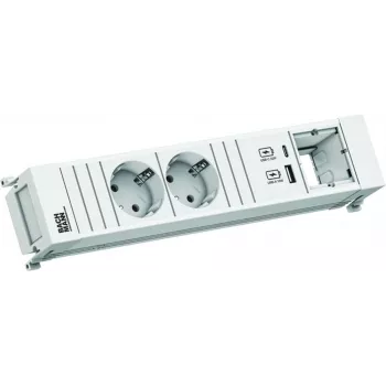 Power strip Bachmann 916.702 with 2x CEE 7/3 and 1x C‑M sockets
