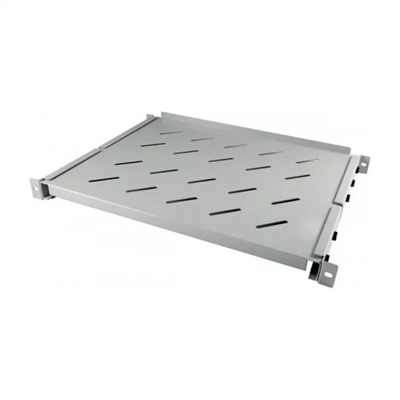 ALLNET 19 inch Fixed Rack Shelf 650×450 mm Grey 60 kg