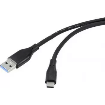 USB Cable USB 3.2 Gen1 3.0 3.1 USB-C Plug 2.00 m Black (RF-4995176)