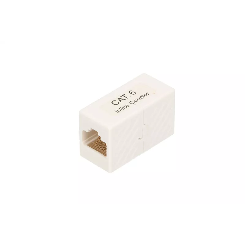 Connection box Extralink RJ45 CAT6 UTP, plastic, white, 1 pc