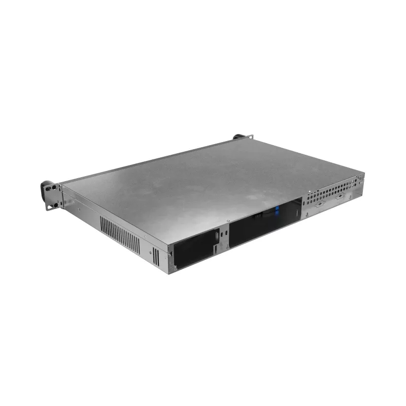 Lanberg SC01-3001-10B 1U Rackmount Server Chassis for Mini-ITX, Black, 4x 40mm Fans