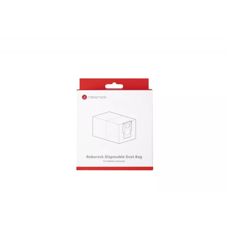Vacuum Cleaner Accessory | ROBOROCK | Disposable Dust bag | For Qrevo/Qrevo MaxV/S8 MaxV Ultra/Qrevo S/Qrevo Pro/Qrevo Plus/Qrevo Curv/Qrevo Edge/Saros 10R/Saros Z70/Saros 10/Vivia