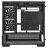 PC Midi Tower DeepCool CG380 3F — Black, 235×437×451 mm, supports 2x120 mm side + 1x120 mm rear fans, bottom PSU, 2.5 inch/3.5 inch HDD